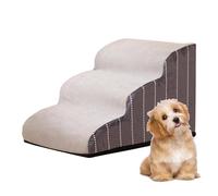 Pet Steps, Non-slip 2/3/4 Steps Pet Stairs for Removable High Beds | Durable Cat Steps, Balanced Dog Bed Stairs for Wounded Dogs, Old Cats, Sofa