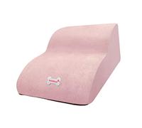 Pet Steps Ramps Ladders for Dogs And Cats, Sponge, Removable Cover, Non-Slip, Washable, Suitable for Living Room, Children's Room, Pink