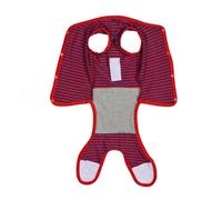 Pet Sterilization Suit Infection Prevention Stripe Printing Cat Weaning Clothes Pet Cat Dog Surgical Recovery Clothes Pet(Red,XL)