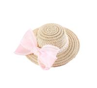 Pet Straw Hat Dogs Cats Elegant Straw With Stretch Chin Rope Practical Spring Traveling For Traveling Outdoor