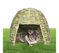Pet Straw House - Grass House for Rabbits, Foldable Sleeping Bed Grass Hiding Nest | Pet Hay Bed Playhouse, Small Animal Habitat Decor for Hedgehogs, Guinea Pigs Small Animals to Play,Sleep and Eat
