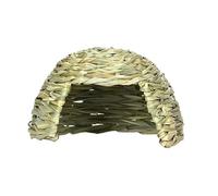 Pet Straw House Grass House for Rabbits |Guinea Pig Hut,Grass Nest, Hidden Nest, Foldable Sleeping Cave |