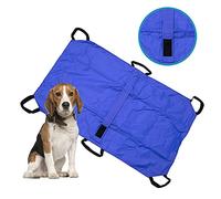 Pet Stretcher Blue Animal Stretcher Pet Trolley, 47 * 29inch, Max 132.27lbs Capacity, Ideal for Large Dog Breeds, Veterinary Transport, Pet Emergency Care