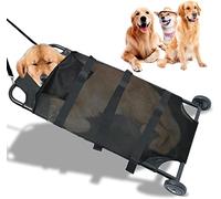 Pet Stretcher Small Animal, Emergency Trolley with Wheels, Anti-Bite Animal Rescue Stretcher,for Animal Dog Cat