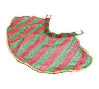 PET Striped Cape Christmas Costume for Cats Adjustable Chin Strap | Cloth Build, Green Colour, Comfortable Wear and Easy Cleaning, Cosplay Party Use for Pets