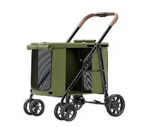 Pet Stroller Breathable Space 4 Wheel Dog Stroller Lightweight Foldable Dog Stroller Cart Strollers for Medium Small Dogs Cats