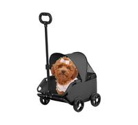 Pet Stroller - Dog Strollers | Foldable Small Dogs Cats Stroller | Ventilated Carrier Pet Strollers | 7Kg Space Saving Kitten Animals for Outdoor Adventure Walking Backyard Park Shopping Mall