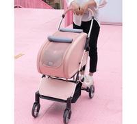 Pet Stroller for Dogs and Cats, Foldable Jogger with Weather Cover, Storage Basket, Breathable Mesh for Small and Medium Pets