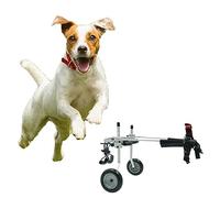 Pet Stroller for Medium Small Size Dogs, Dog Wheel Chair for Back Legs Dachshund, Adjustable 2-Wheel Dog Cart/Wheelchair, Easy to Store (Size : Size XXS)