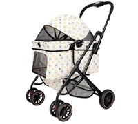 Pet Stroller for Small and medlium Dogs, Aluminum Alloy Frame,Foldable carts, Carrier,Automatic Folding,Dog Strollers for Small Dogs(Fruit Cube)