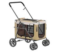 Pet Stroller Lightweight Breathable Pet Stroller Foldable Travel Puppy Stroller Dog Stroller for Medium to Small Cats and Dogs