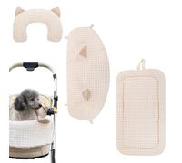 Pet Stroller Mat Removable Soft Puppy Stroller Warm Cushion