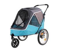 Pet Stroller Pet Stroller Dog Cat Pet Stroller Lightweight Foldable Bicycle Outing Trolley Portable Dog Walking Cart Pet Pushchair(Blue)