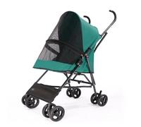 Pet Stroller Pet Stroller is Lightweight, Foldable, Can Be Folded When Going Out, Standing Small Dog Stroller Stroller Pet Pushchair(Green)