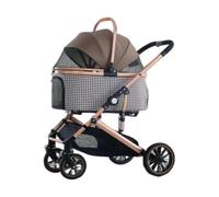 Pet Stroller Pet Stroller Portable Dog Stroller Bag Separate Medium-Sized Dog Foldable Shock-Absorbing Pet Stroller Pet Pushchair(G)