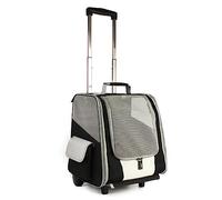 Pet StrollerPet Trolley Case Backpack,Cat Dog Rabbit Travel Cage,Outdoor Camping Puppy Carrier,Cat Puppy Cart-with Storage Bag and Ventilation Hole