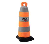 Pet Stuffed Cone Toy - Traffic Design, Lightweight Material, Squeaky Feature, Safe Construction, Engaging Texture | Canine Plaything for Speed Exercise, Skill Development, Pets, Enrichment Activity
