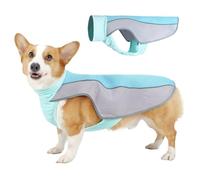 Pet Summer Clothes Heatstroke Prevention And Cooling Dog Cool Clothes Reflective Breathable(A blue,S)