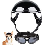 Pet Sun Glasses - Dog Protective Eyewear, Adjustable Headwear | Adjustable Strap Head Canines Helmet, Anti-Fog Outdoor Eye Shield Fashionable For Medium Large Small Breeds Hiking Outdoor Activities