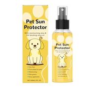 Pet Sun Protector, Moisturizing Sun Spray, UV Pet Protection, Hydrating Skin Formula, Quick-Dry, Advanced Sensitivity Relieve, 3.2x11.9cm, For Outdoor Activities
