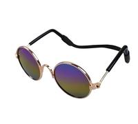 Pet Sunglasses, Cat Photography Supplies, Cool Dog Personality, Suitable for Wearing and Taking Photos (Green, Color, Yellow)(colored,8 * 7.5 * 3cm)