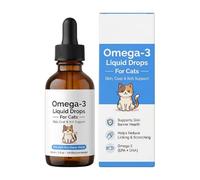 Pet Supplements - Fish Oil Hair Skin Care Support Drop,Pet Multivitamins Solution,for Daily Everyday Healthcare Support Large Old Living Supplies