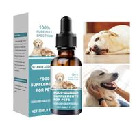 Pet Supplements | Health Supplement for Kitten,30ml Natural Dog and Cat Food Nutritional Supplement, Professional Pet Body Support Supplement