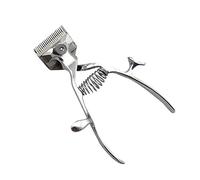 Pet Supplies Barber Tools Hand Hair Manual Metal Portable Trimmer Cutter for Adults Babies and (Silver, One Size)