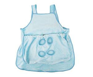 Pet Supplies Cat Sling Soft Flannel Apron with Holes Multifunctional Adjustable for Nail Cutting Cozy Sleeping Petting (F, One Size)