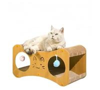 Pet Supplies Tunnel Cat Scratch Board Double Layer Cat House Nest Scratching Board Teasing Ball Corrugated Paper