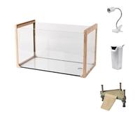 Pet Supplies Turtle breeding tank with sun drying platform ecological landscaping Turtle Tank