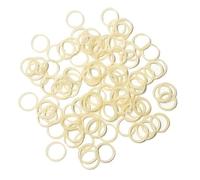 Pet Supply 200 Pack Tiny Rubber Bands Dog Hair Ties.3/8" Ivory Hair Rubber Bands for Dog Bows, Mini Rubber Bands for Hair,Dog Grooming Top Knots,Dog Bows,Braids,and Dreadlocks (Ivory)