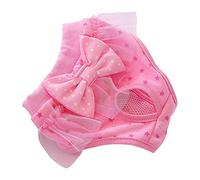 Pet Sweater Comfortable Physiological Wear for Dogs Stylish Underwear for Quality Mesh Pet Clothes for Menstrual Care Teddy Pet Apparel (L)