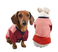 Pet Sweater for Small and Medium Dogs, Soft Cashmere Core-Spun Knit, Stretchy Winter Apparel, Fits Pets 10-30 lbs
