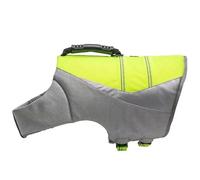 Pet Swimming Life Jacket Safety Vest for Dog in Summer Fashion Adjustable Reflective in Pool or Surfing Drifting-Green||L