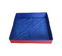 Pet Swimming Pool, Dog Wading Pool, Foldable Dog Bath Tub, PVC Square-Shaped Puppy Paddling Tub for Small Dogs, Cats, and Other Animals, Idael for Yard, Garden, In/Outdoor Use