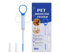 Pet Tablet Feeder - 6x15cm Soft Tip Medical Syringe Liquid Paste Applicator Tool | for Cats, Small Dogs, Domestic Use, Camping Trips,