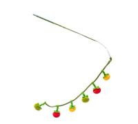 Pet Teaser Rod For Stimulating Felines Curiosity Wand With Tassels Tomato For Active Pet And Fun Exercise Interactive Cats Toy For Exercise