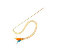 Pet Teaser Wand - Squeaky Wand Toy, Interactive Hunting Rod with Bell | Interactive Snake Mesh Cat Toy, Appealing Exercise Accessories for Domestic Cats, Long Life