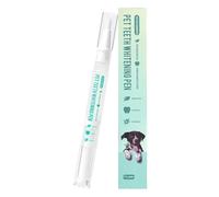 Pet Teeth Whiten Pen - Toothbrush Pen for Pets | 5ml Tool for Natural Stain Removal, Enamel Repair, Fresh Breath, Perfect for Puppies, Cats, 12.5x1.2x1.2cm