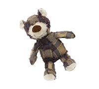 Pet Teething, Aggressive Chewer Training Tool, Soft Safe Canine Buddy, Stuffed Animal Cotton Material, Engaging Sound Feature Device, Kitten Puppies Adult Dogs Gift, Grey Shade for Comfort