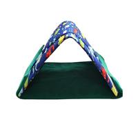 Pet Tent - 2 in 1 Cotton Triangular Sleeping House | Hamster Bed, Hedgehog House for Small Pets, Chinchilla Bed for , Bearded Drag Housing, Home, Living Room and Corner