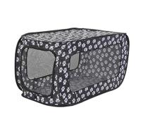Pet Tent Foldable Travel Cage - Rectangular Footprint Enclosure, Breathable Mesh Safety Panels | Secure Pet Containment System, Indoor Outdoor Activity Space For Cats Dogs Travel Home Use