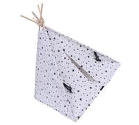 PET Tent for Cats and Dogs, Portable Breathable Washable White | Wood Frame, Small PET Shelter, Safety Focused Build, Suitable for Indoor Use and Travel