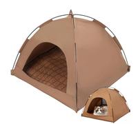 Pet Tent for Cats and Small Dogs - Portable Foldable Indoor Outdoor Shelter with Waterproof Pop-Up Design, No Installation, Mesh Windows, Washable