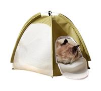 Pet Tent for Cats - Breathable Mesh Bed Cave, Cat Tent Interior Door with Zipper | Home Living Room Dormitory Patio Balcony, Portable House, Pet Cold Shop, Sleep