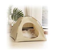 Pet Tent - Portable Hideaway for Cats & Small Dogs,for Travel and Summer Use(Beige,X-Large)
