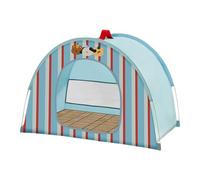 Pet Tents, Bla-ck Cat Tent House, Portable Indoor/Outdoor Pet Tent, 55x43x40cm, Breathable Mesh Panels, Safe Build And Easy Setup For Camping Use