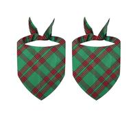 Pet Thanksgiving Bandannas Scarf Dogs Party Costume Decorative Triangle Neck Scarf Photoshoots Props Accessory 2PCS Bandana