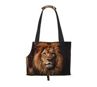 Pet-The Lion's Gaze print portable bag, lightweight and breathable, suitable for taking small pets out.